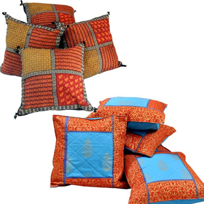 27% OFF on Jaipur Raga Floral Cushions Cover