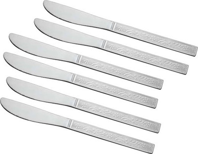 Cielo Stainless Steel Dessert Knife Set Pack of 6 Cielo Stainless Steel Dessert Knife Set Pack of 6