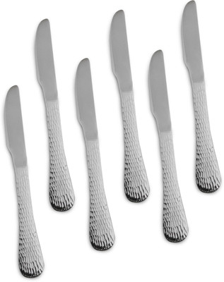 28% OFF on Cuisinier Hammered Stainless Steel Table Knife Set Pack of 6 28% OFF on Cuisinier Hammered Stainless Steel Table Knife Set Pack of 6
