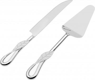 12% OFF on Sage Koncpt Willow leaf cake server & knife set Stainless Steel Bread Knife Set Pack of 2 12% OFF on Sage Koncpt Willow leaf cake server & knife set Stainless Steel Bread Knife Set Pack of 2
