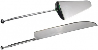 12% OFF on Sage Koncpt Hammered cake server & knife set Stainless Steel Bread Knife Set Pack of 2 12% OFF on Sage Koncpt Hammered cake server & knife set Stainless Steel Bread Knife Set Pack of 2