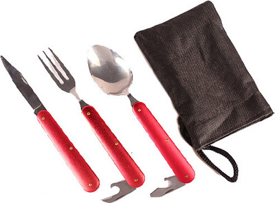 40% OFF on Cool Trends Metal Spoon Set Red Stainless Steel Cutlery Set Pack of 4 40% OFF on Cool Trends Metal Spoon Set Red Stainless Steel Cutlery Set Pack of 4