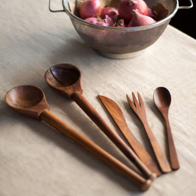 52% OFF on Exclusivelane Wooden Cutlery Set Pack of 5 52% OFF on Exclusivelane Wooden Cutlery Set Pack of 5
