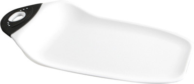 Dexas Chop & Scoop Small - B&W Color Plastic Cutting Board Dexas Chop & Scoop Small - B&W Color Plastic Cutting Board