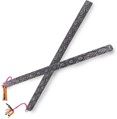 65% OFF on Little India Oxidized White Metal Handcrafted 105 Dandia Sticks 65% OFF on Little India Oxidized White Metal Handcrafted 105 Dandia Sticks