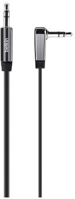 Belkin Flat Audio Cable AUX Cable Black Belkin Flat Audio Cable AUX Cable Black