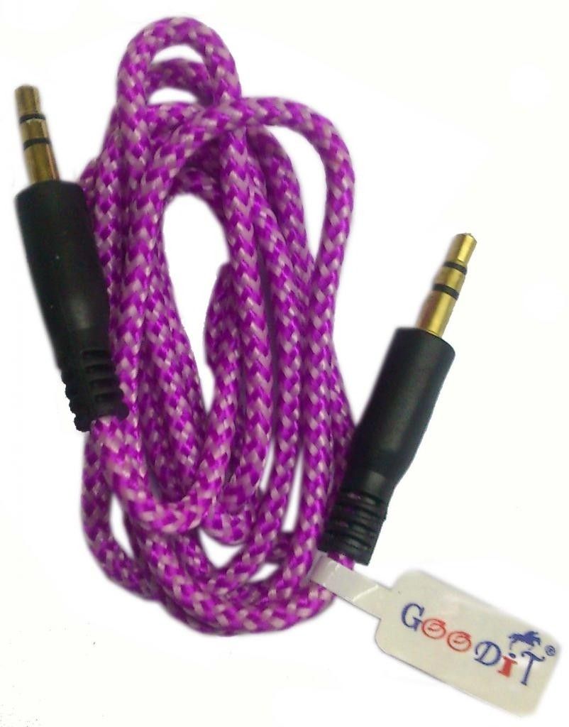 40% OFF on Goodit Thread Aux Cable AUX Cable Pink 40% OFF on Goodit Thread Aux Cable AUX Cable Pink