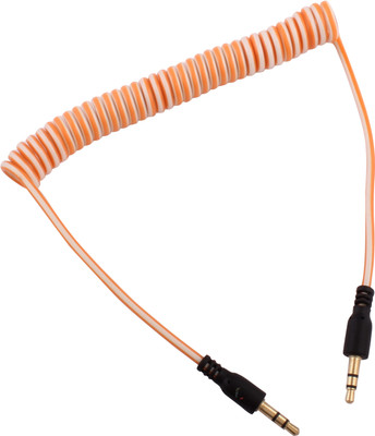 20% OFF on eGizmos Spiral AUX Cable AUX Cable Orange 20% OFF on eGizmos Spiral AUX Cable AUX Cable Orange