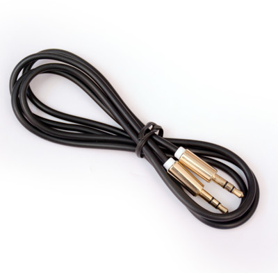 34% OFF on eGizmos Gold Plated AUX Stereo 3.5mm jack Cable Music Transfer for CAR / Laptop and Speakers AUX Cable Black