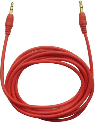 12% OFF on CallOne Universal Audio 3.5mm 1 Meter AUX Cable Red