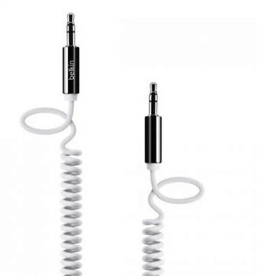 30% OFF on Belkin 3.5 Mixit Coiled AUX Cable White