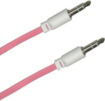 60% OFF on Storite 3.5mm jack Male to Male Flat Stereo audio for Cable Apple/Smartphone/Android Phone/Tablet/Desktop/Laptop and MP3 Cases - 1M AUX Cable Pink 60% OFF on Storite 3.5mm jack Male to Male Flat Stereo audio for Cable Apple/Smartphone/Android Phone/Tablet/Desktop/Laptop and MP3 Cases - 1M AUX Cable Pink
