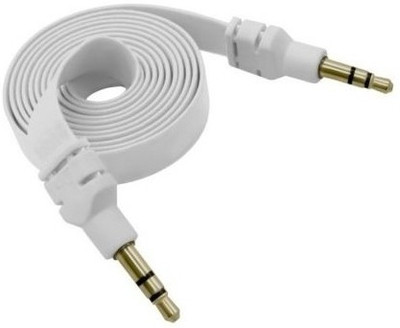 20% OFF on Indiashopers Flat AUX AUX Cable White 20% OFF on Indiashopers Flat AUX AUX Cable White
