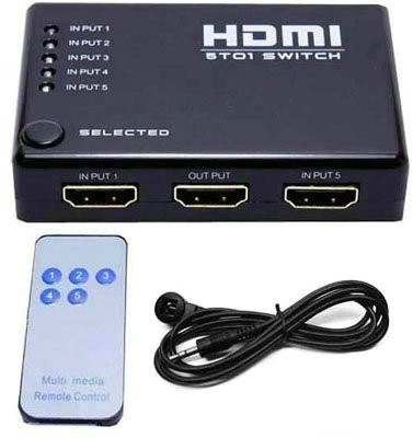 Jinali HDMI Screen Switcher 1X5 HDMI Cable Jinali HDMI Screen Switcher 1X5 HDMI Cable