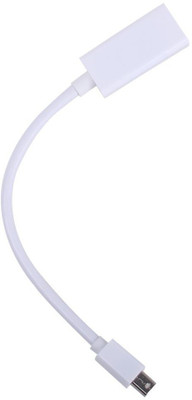 IConnect World High Speed Mini DisplayPort To HDMI Adapter Patch Cable (White)