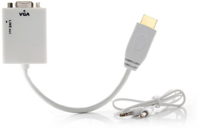 46% OFF on Microware HDMI Male To VGA Female With Sound HDMI Cable 46% OFF on Microware HDMI Male To VGA Female With Sound HDMI Cable