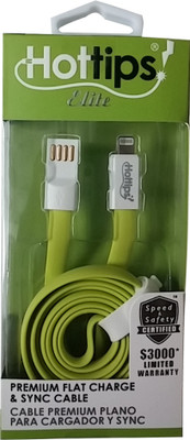 13% OFF on Hottips Elite Lightening Cable Green