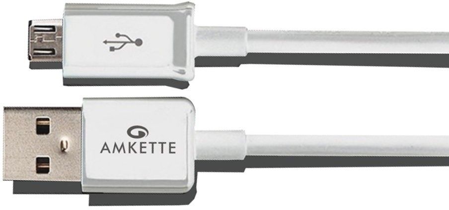 20% OFF on Amkette Micro USB Sync & Charge USB Cable White 20% OFF on Amkette Micro USB Sync & Charge USB Cable White