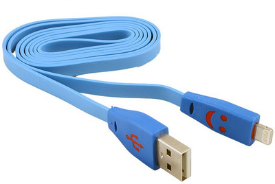 62% OFF on Cellista High Speed Data Cable Flat Wire With LED For iPhone 5 USB Cable Blue 62% OFF on Cellista High Speed Data Cable Flat Wire With LED For iPhone 5 USB Cable Blue