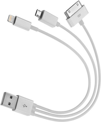 10% OFF on Smartpro 3 in 1 USB Cable White 10% OFF on Smartpro 3 in 1 USB Cable White