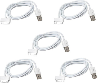 58% OFF on Morelife iPhone 4 Sync Charging Data Cable Pack Of 5 USB Cable White 58% OFF on Morelife iPhone 4 Sync Charging Data Cable Pack Of 5 USB Cable White