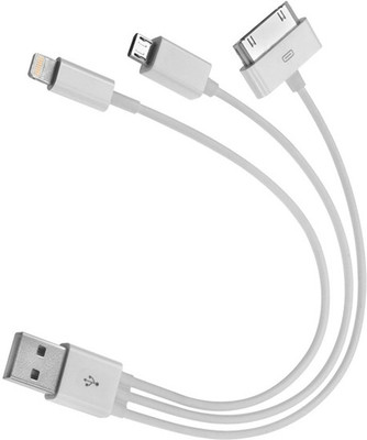 Smartpro 3 in 1 2.0 to 30 Pin, 8 Pin and Micro USB Connectors USB Cable Smartpro 3 in 1 2.0 to 30 Pin, 8 Pin and Micro USB Connectors USB Cable