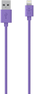 23% OFF on Belkin Lightning 8 pin to USB Charge Sync for iPhone 5 / 5S / 5c, iPad 4G, iPad mini USB Cable Purple 23% OFF on Belkin Lightning 8 pin to USB Charge Sync for iPhone 5 / 5S / 5c, iPad 4G, iPad mini USB Cable Purple
