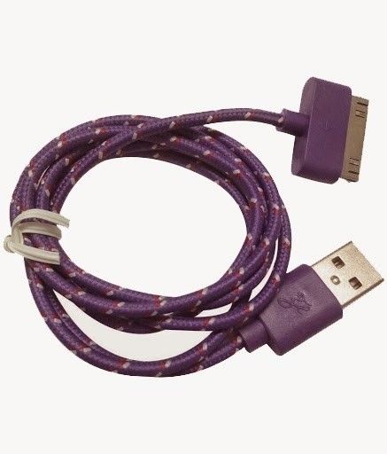 56% OFF on My Dress My Style Data Cable and Charging Cable For iPhone 4 Pack Of 2 USB Cable Multicolor