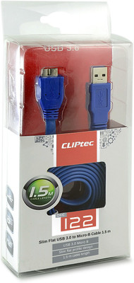 5% OFF on CLiPtec OCC122BL Slim Flat USB Cable