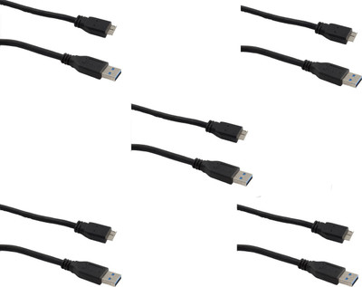 28% OFF on Storite 5 Pack 3.0 A to Micro B SuperSpeed Cable for WD/Seagate/Toshiba/Samsung/Hitachi External Hard Drives 300cm - 9Foot - 3m USB Cable Black 28% OFF on Storite 5 Pack 3.0 A to Micro B SuperSpeed Cable for WD/Seagate/Toshiba/Samsung/Hitachi External Hard Drives 300cm - 9Foot - 3m USB Cable Black