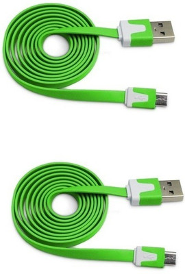 72% OFF on Wellcare Flat Micro Sync and Charge Pack of 2 USB Cable Green 72% OFF on Wellcare Flat Micro Sync and Charge Pack of 2 USB Cable Green