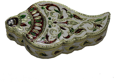 46% OFF on Apkamart Shankh Shaped Aluminium Decorative Platter Multicolor 46% OFF on Apkamart Shankh Shaped Aluminium Decorative Platter Multicolor