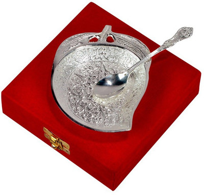 TI Giftware Brass Decorative Platter Silver, Pack of 2 TI Giftware Brass Decorative Platter Silver, Pack of 2