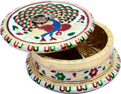 59% OFF on Craft mansion Round Dry fruits box Wooden Decorative Platter Multicolor 59% OFF on Craft mansion Round Dry fruits box Wooden Decorative Platter Multicolor