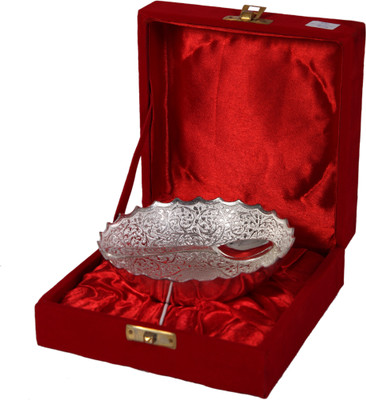 46% OFF on RajLaxmi Brass Decorative Platter Silver, Pack of 2 46% OFF on RajLaxmi Brass Decorative Platter Silver, Pack of 2