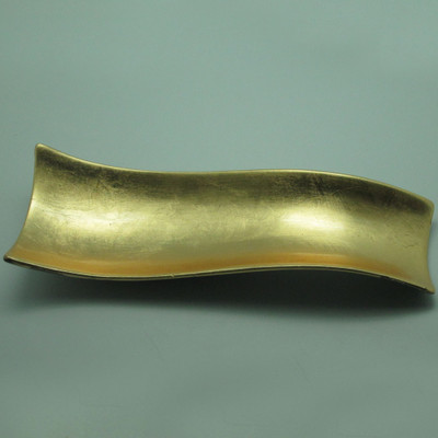 Just For Decor Platter Spoon Ceramic Decorative Platter Gold