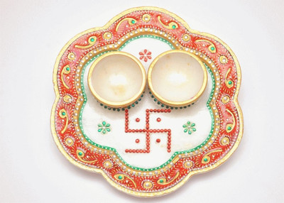 Marbellous MB112 Earthenware Decorative Platter Multicolor