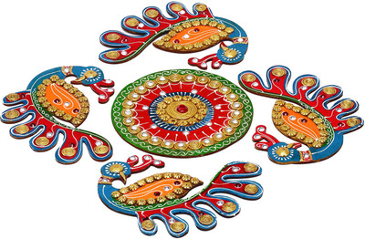 39% OFF on Aapno Rajasthan Wooden Decorative Platter Multicolor 39% OFF on Aapno Rajasthan Wooden Decorative Platter Multicolor
