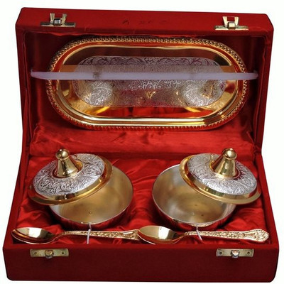 33% OFF on Royal Touch Brass Decorative Platter Silver, Gold, Pack of 5 33% OFF on Royal Touch Brass Decorative Platter Silver, Gold, Pack of 5