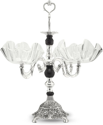 22% OFF on FineDor Silver Plated Decorative Platter Silver 22% OFF on FineDor Silver Plated Decorative Platter Silver
