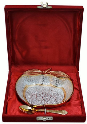 33% OFF on Royal Touch Brass Decorative Platter Silver, Gold, Pack of 2 33% OFF on Royal Touch Brass Decorative Platter Silver, Gold, Pack of 2