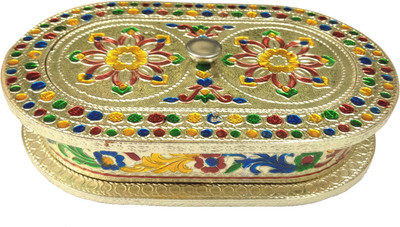 18% OFF on RK Handicraft Wooden Decorative Platter Multicolor