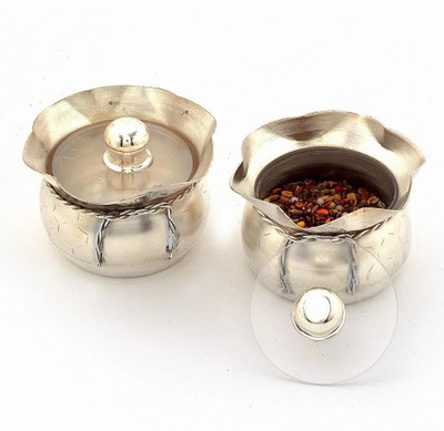 51% OFF on UFC Mart Silver Polished Small Mouth Freshener Box Pair Brass Decorative Platter Silver 51% OFF on UFC Mart Silver Polished Small Mouth Freshener Box Pair Brass Decorative Platter Silver