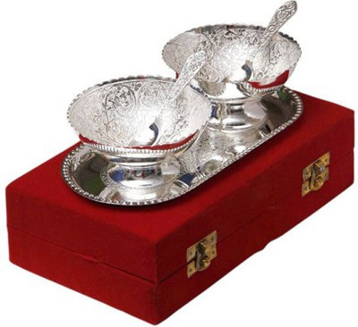 50% OFF on Exim 11 Brass Decorative Platter Silver, Pack of 5 50% OFF on Exim 11 Brass Decorative Platter Silver, Pack of 5