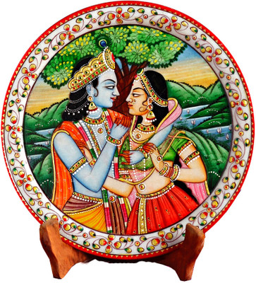 31% OFF on Aapno Rajasthan Radha Krishna Marble Plate Stoneware Decorative Platter Multicolor 31% OFF on Aapno Rajasthan Radha Krishna Marble Plate Stoneware Decorative Platter Multicolor