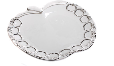 10% OFF on Fennel Porcelain Decorative Platter White, Silver 10% OFF on Fennel Porcelain Decorative Platter White, Silver