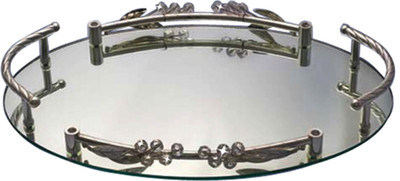 8% OFF on Treta Oval 925 Silver Mirror Tray Silver Plated Decorative Platter Silver 8% OFF on Treta Oval 925 Silver Mirror Tray Silver Plated Decorative Platter Silver