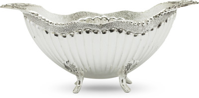 23% OFF on FineDor Silver Plated Decorative Platter Silver 23% OFF on FineDor Silver Plated Decorative Platter Silver