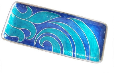 23% OFF on Metallic Kreationz Aluminium Decorative Platter Blue 23% OFF on Metallic Kreationz Aluminium Decorative Platter Blue