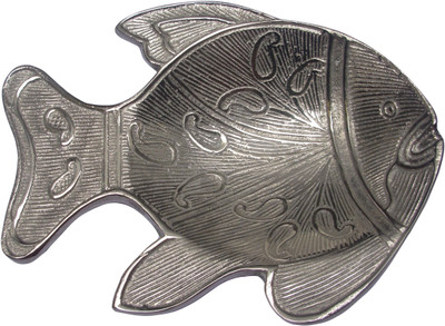 33% OFF on ArtnCraft Aluminium Decorative Platter Silver